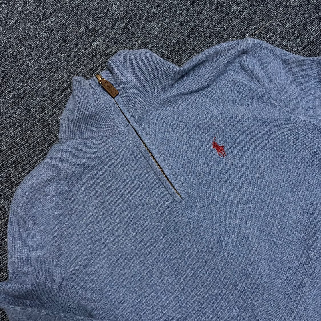 폴로 랄프로렌 반집업 니트 상품이미지3