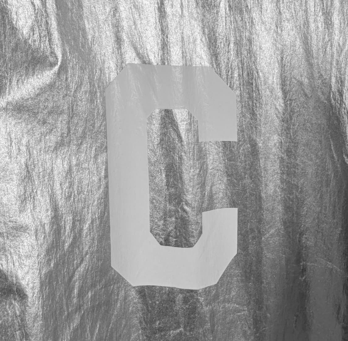 [34] 셀린느 여성 나일론 크롭 스케이터 후드 집업 봄버 자켓 실버 상품이미지4