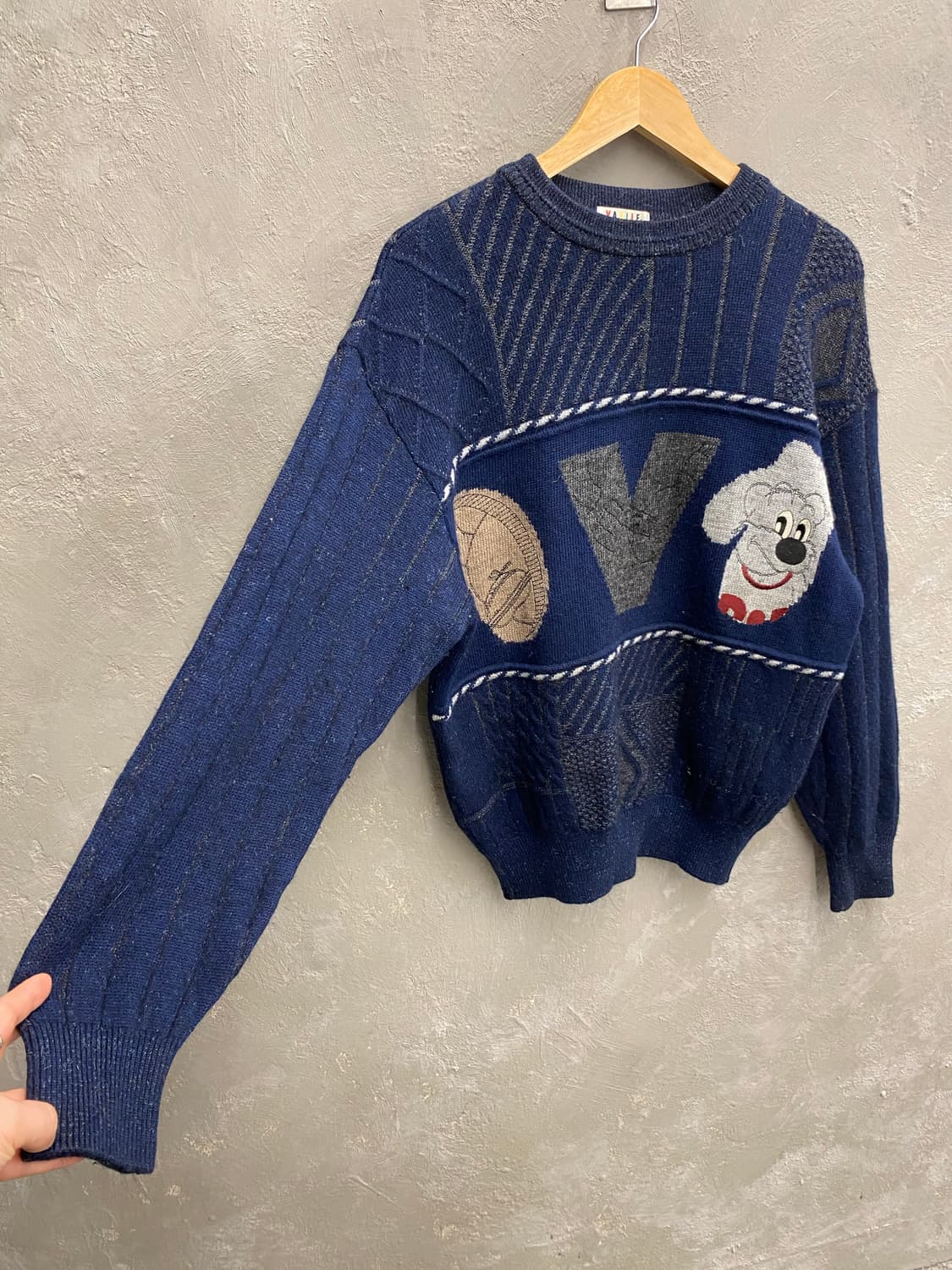 [46] 90s VAZIIE SPORT 빈티지 울 니트 상품이미지4