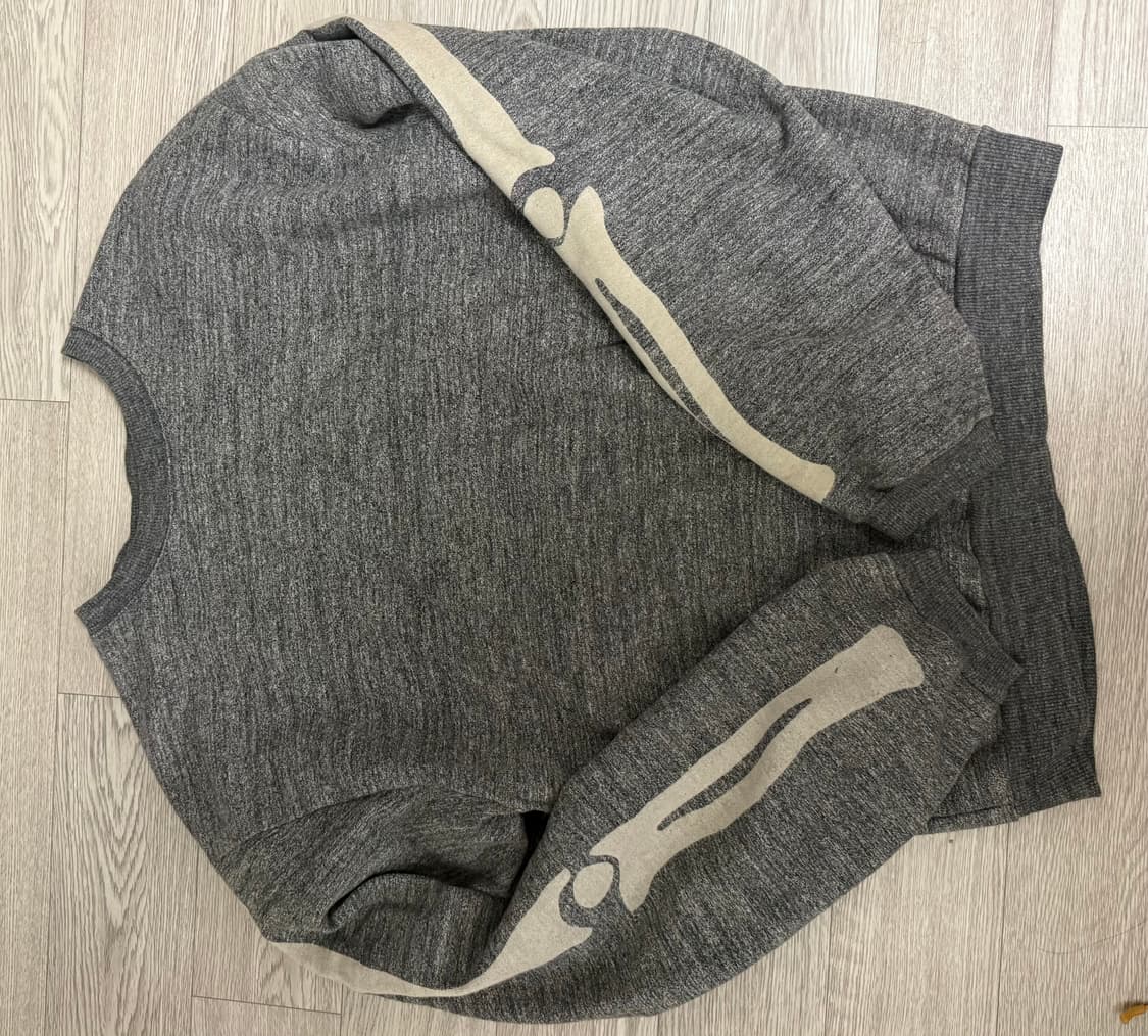 캐피탈 플리스 빅크루넥 스웻 차콜 사이즈5 상품이미지2