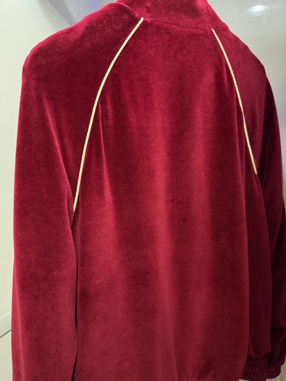 셀린느 25FW 벨벳 자켓 버건디 XL 새상품 상품이미지3