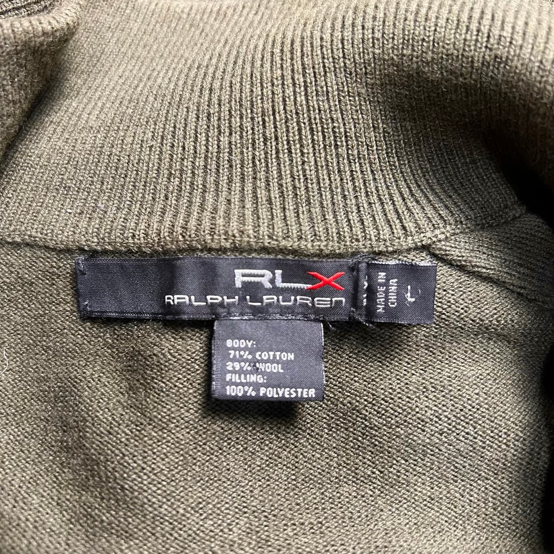 폴로 RLX 퀄팅 니트 자켓 L 상품이미지3