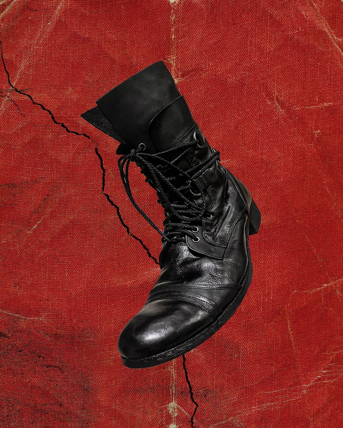 Whoop de doo 00s 훕데두 헤비 레이어드 컴벳 부츠 270 상품이미지1