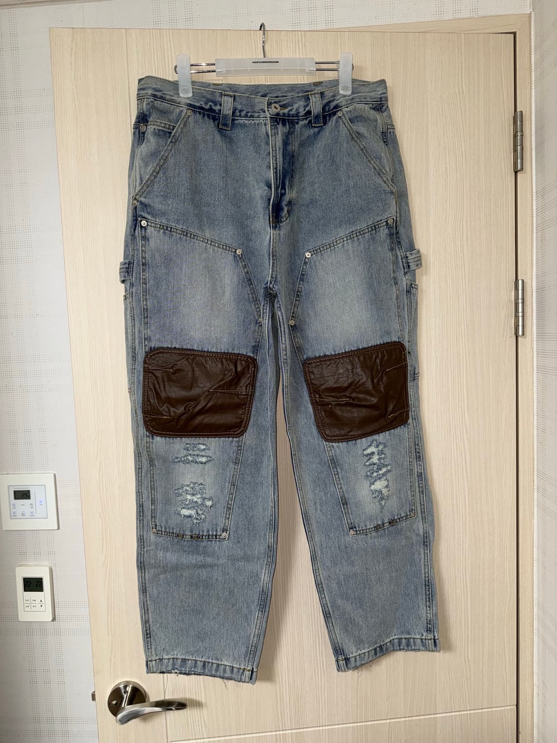 인세인개러지 더블니 팬츠 상품이미지1