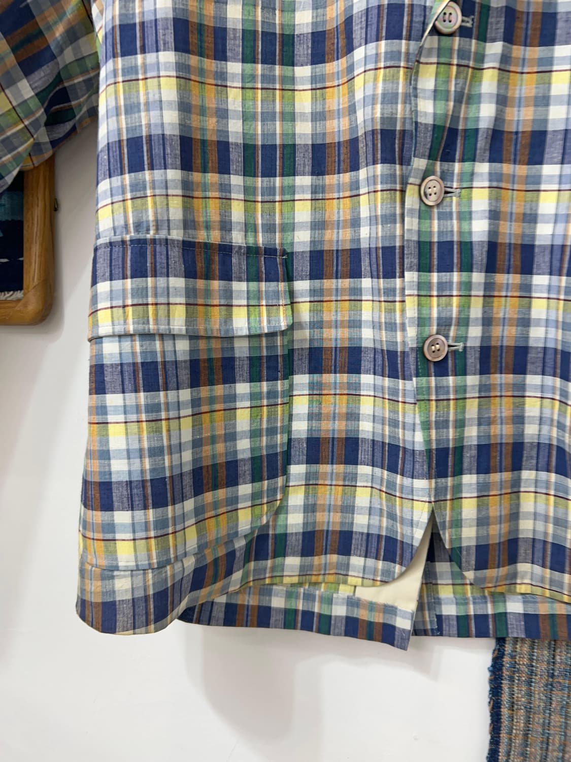 McGREGOR Madras Check 3 Button Blazer 상품이미지6