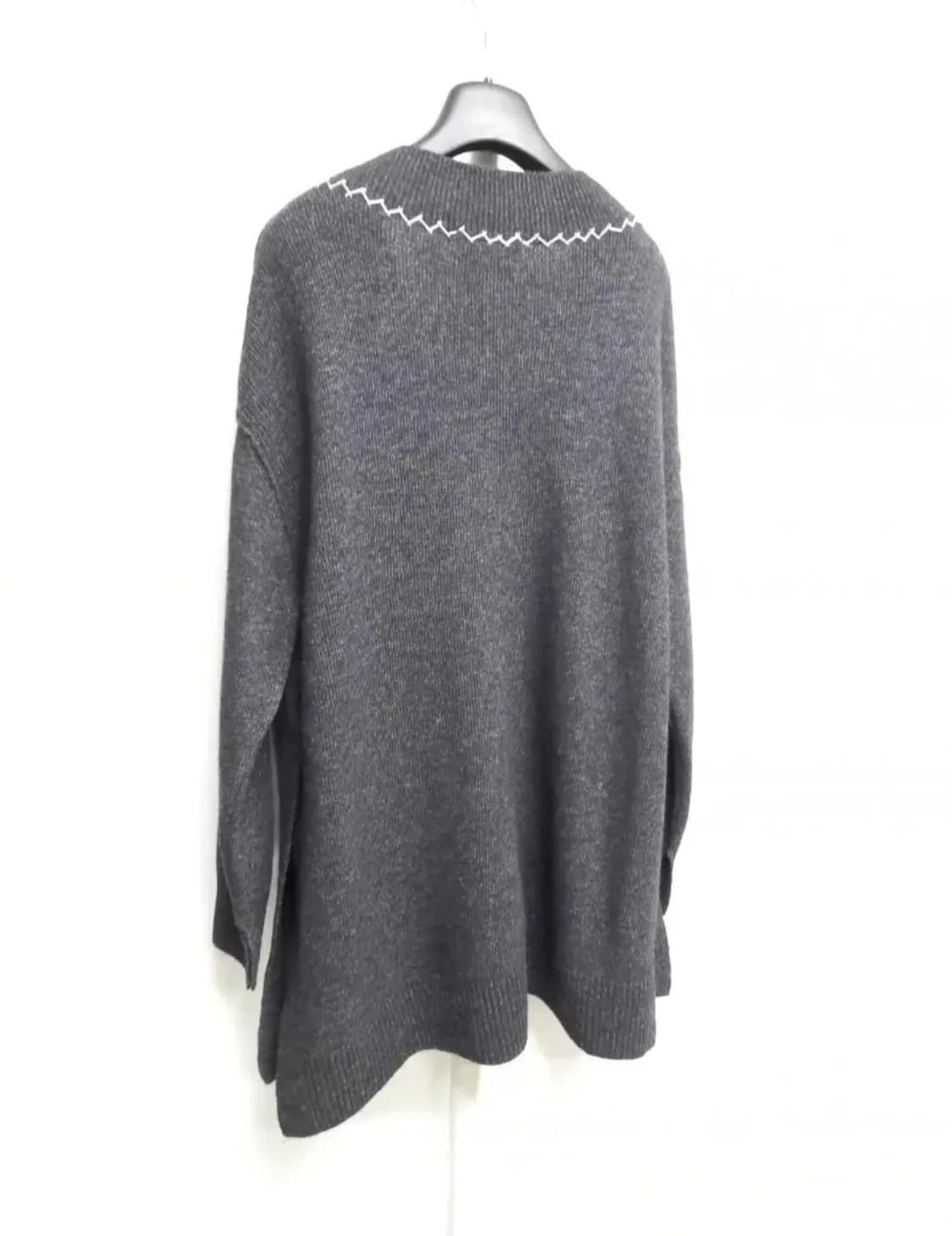 새 세컨플로어 캐시미어 블랜 롱 니트 55~77 상품이미지5