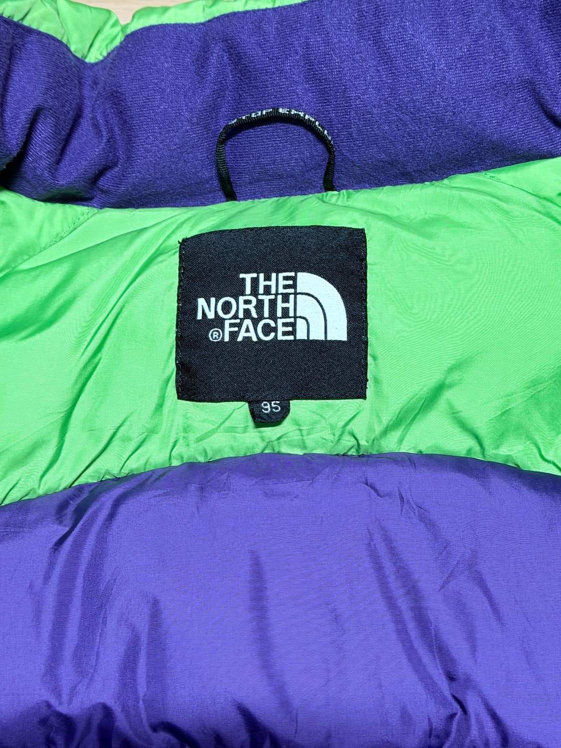 노스페이스 눕시 700 그린 연두 패딩(미노이 패딩) 상품이미지5