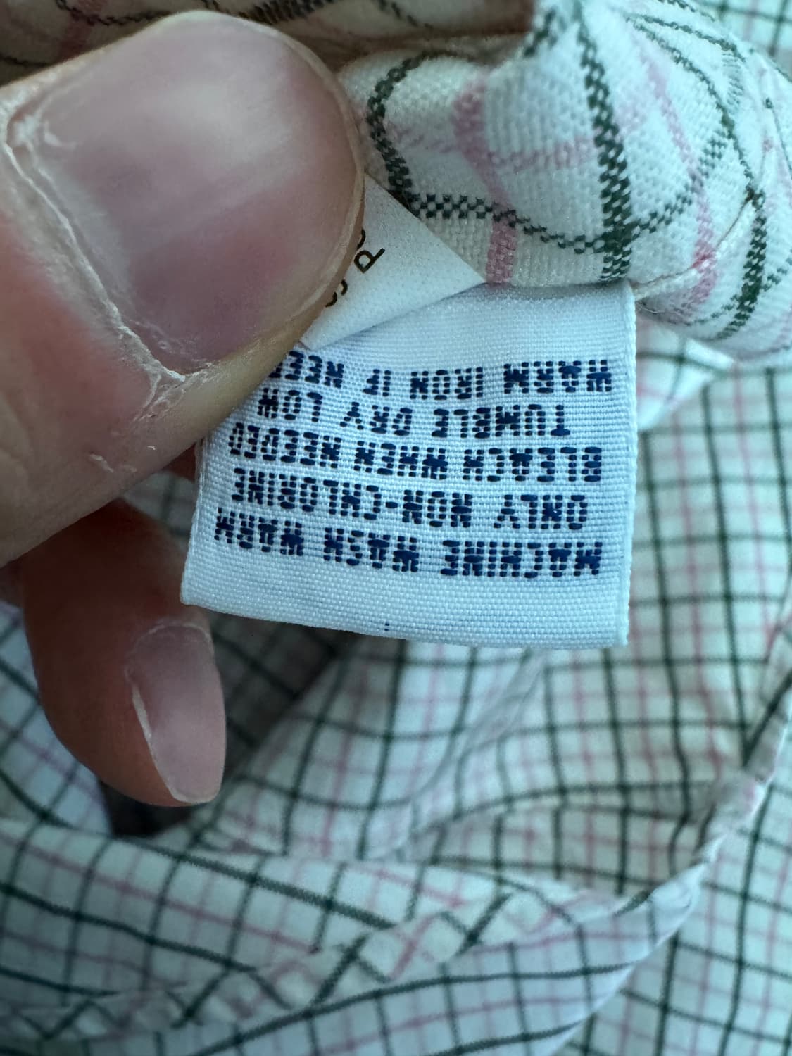 폴로 랄프로렌 커스텀 핏 귀여운 체크 셔츠 S ~ M 상품이미지4