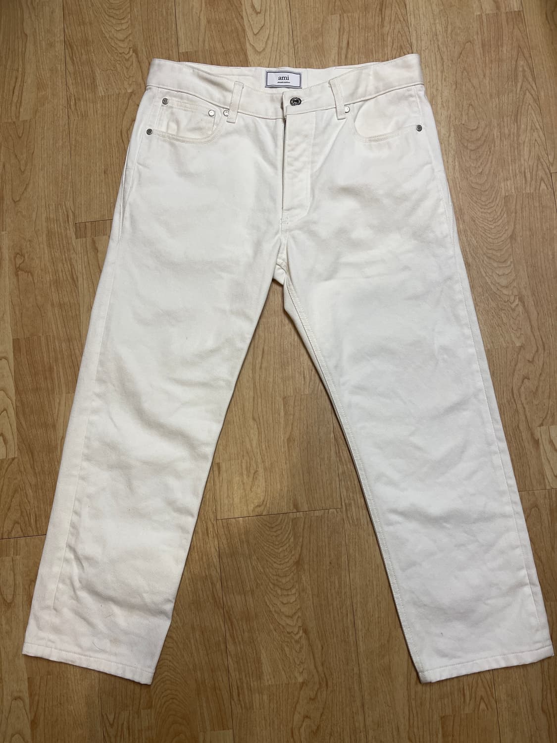 아미 AMI 백바지 흰색바지 28사이즈 (허리 42cm) 상품이미지1
