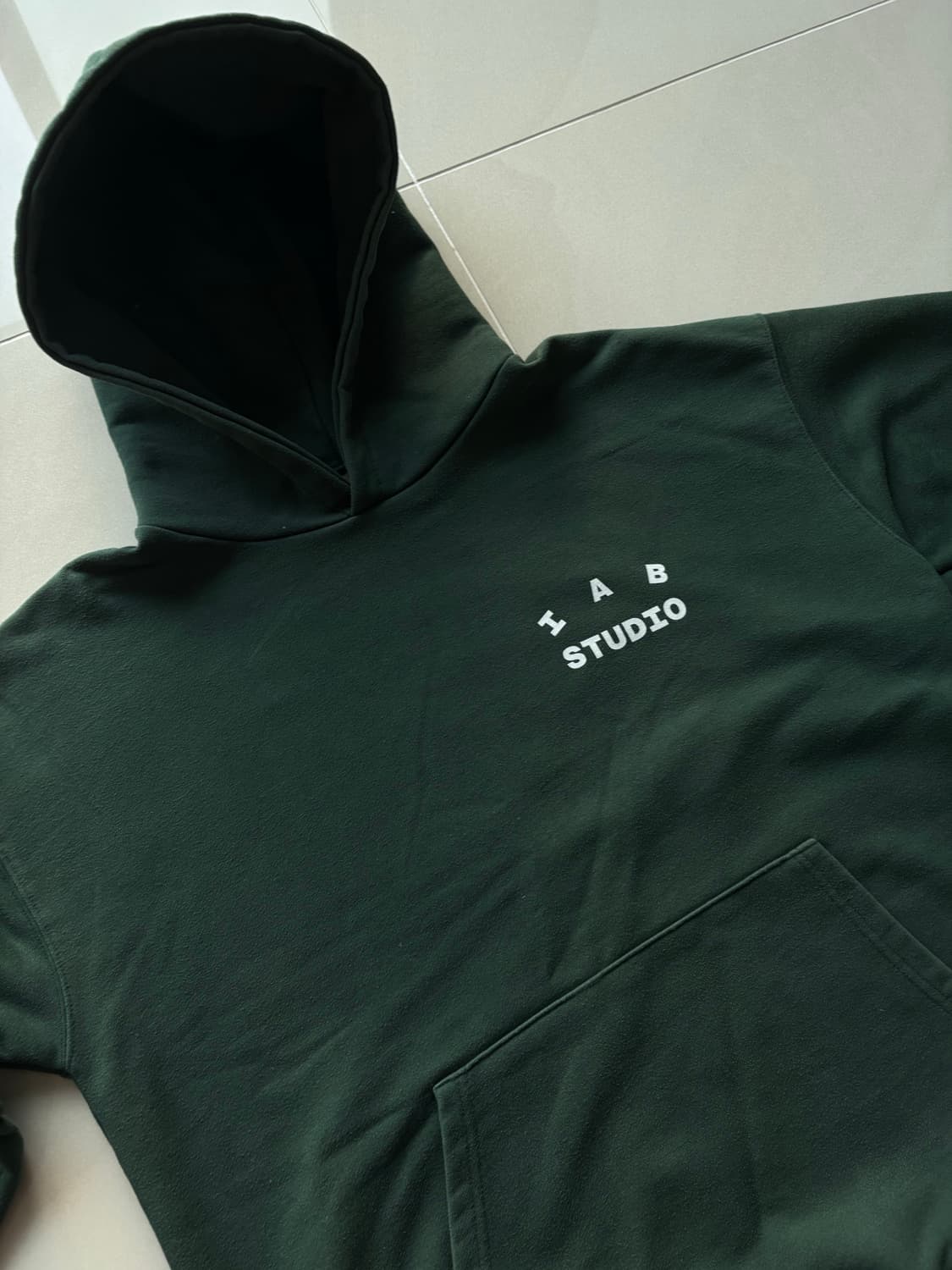 아이앱스튜디오 후드티 딥그린 M 상품이미지1