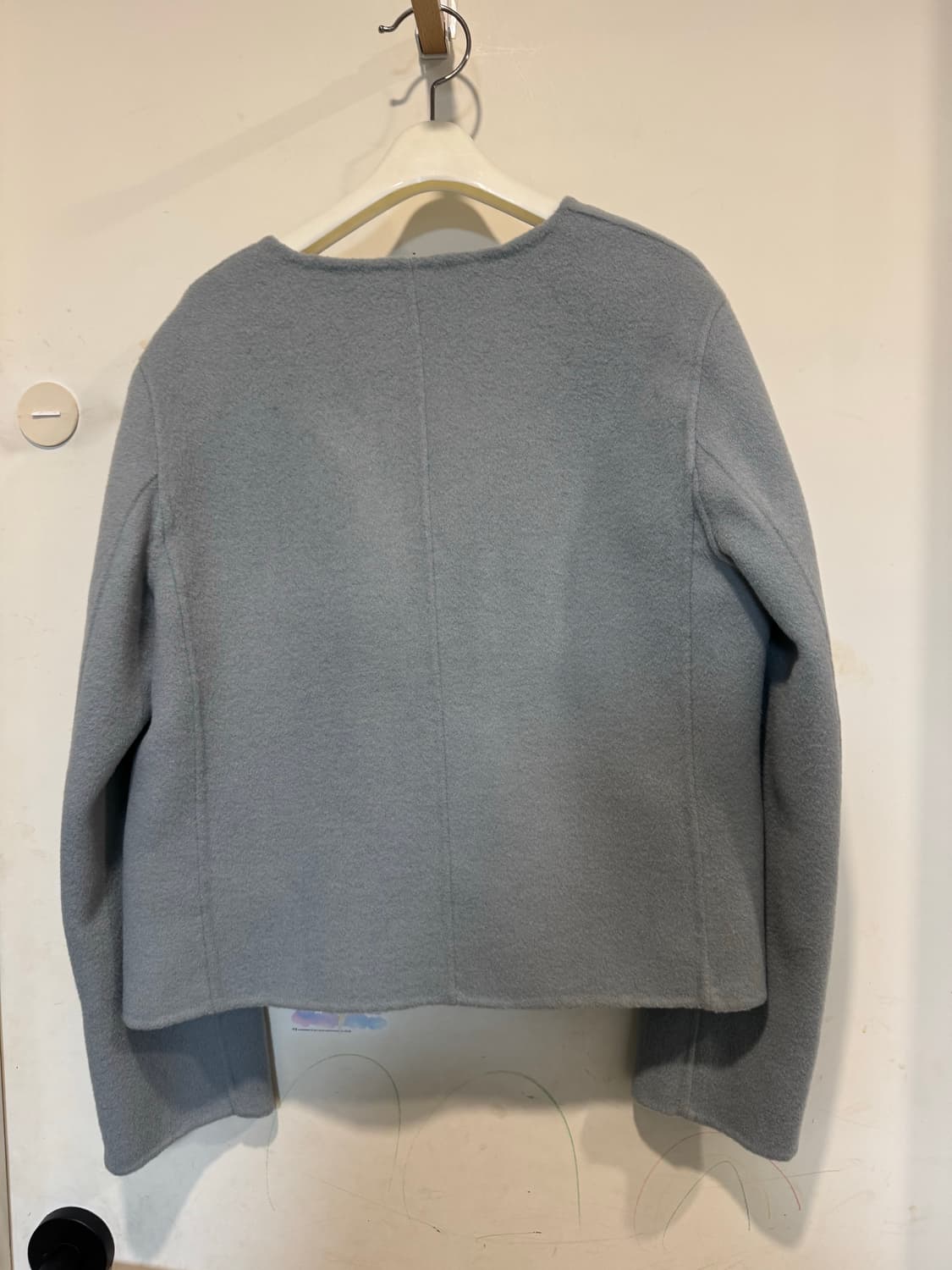 라플리에 블루 핸드메이드 코트 상품이미지9