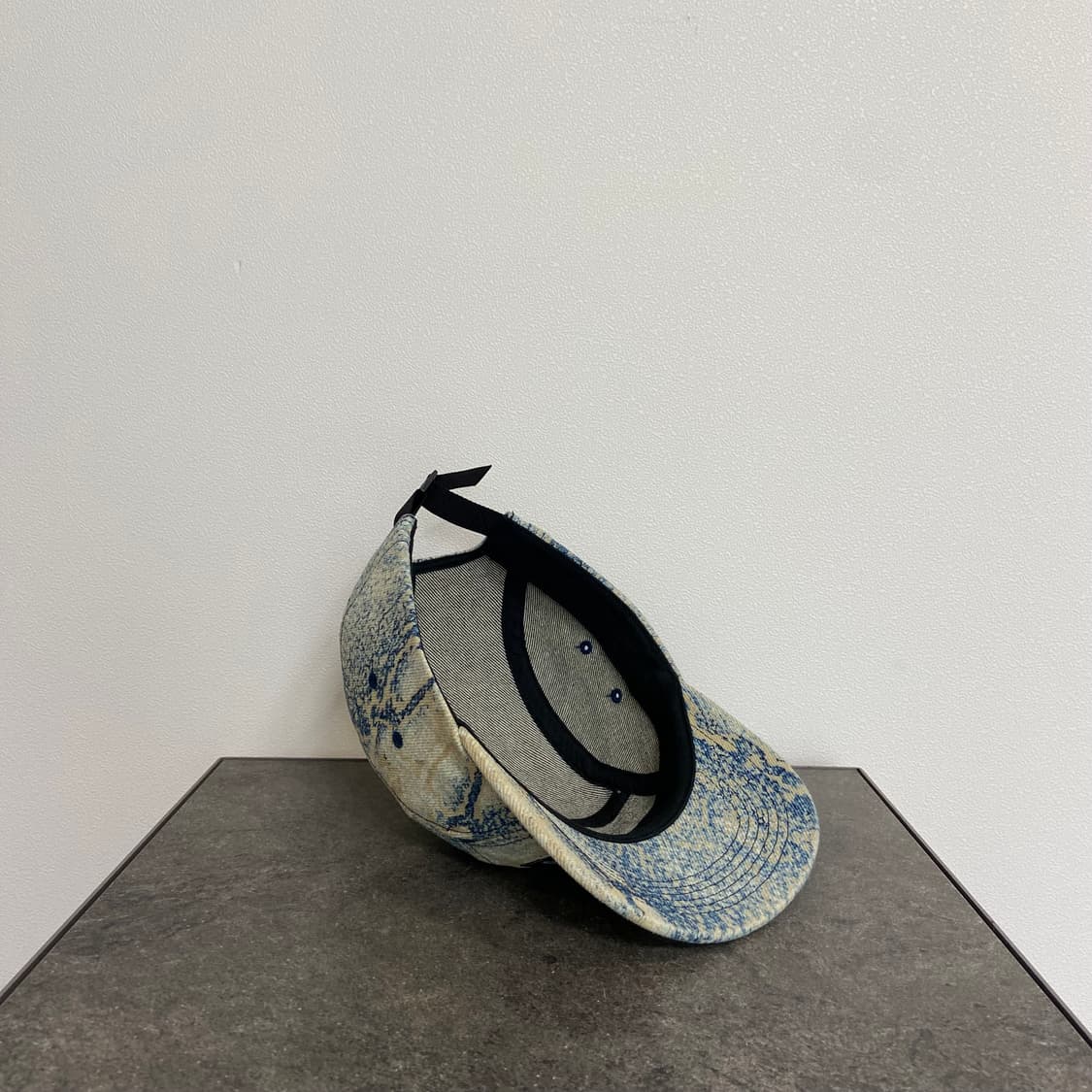 슈프림 워시드 스네이크 데님 박스로고 캠프캡 모자 상품이미지7