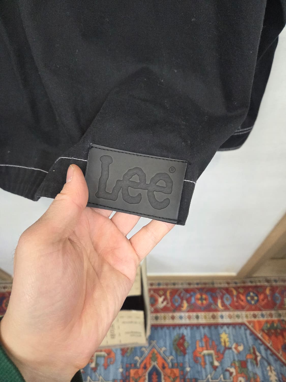 Lee 91b 트윌 스티치 블랙 자켓 m 상품이미지3