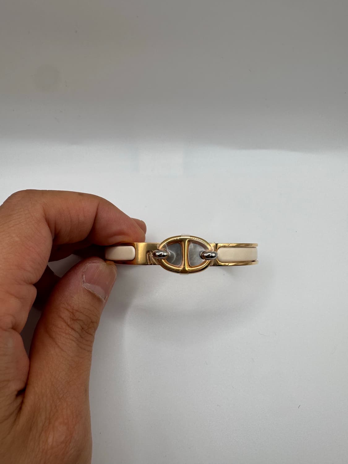 에르메스 미니 클릭 샹달 브레이슬릿 로즈 골드 팔찌  상품이미지3