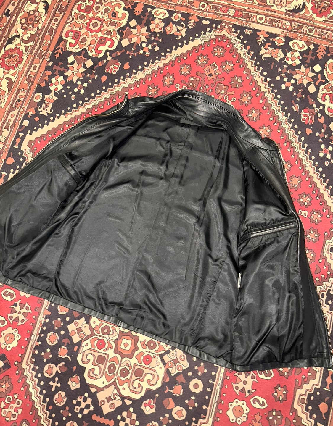 ( XL ) 바이커가죽 라이더자켓 바이커자켓 양가죽 빈티지가죽 상품이미지3