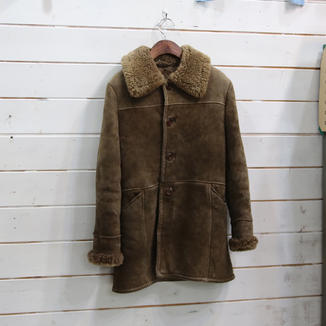 양털 무스탕 자켓 (여성용 36) 상품이미지2