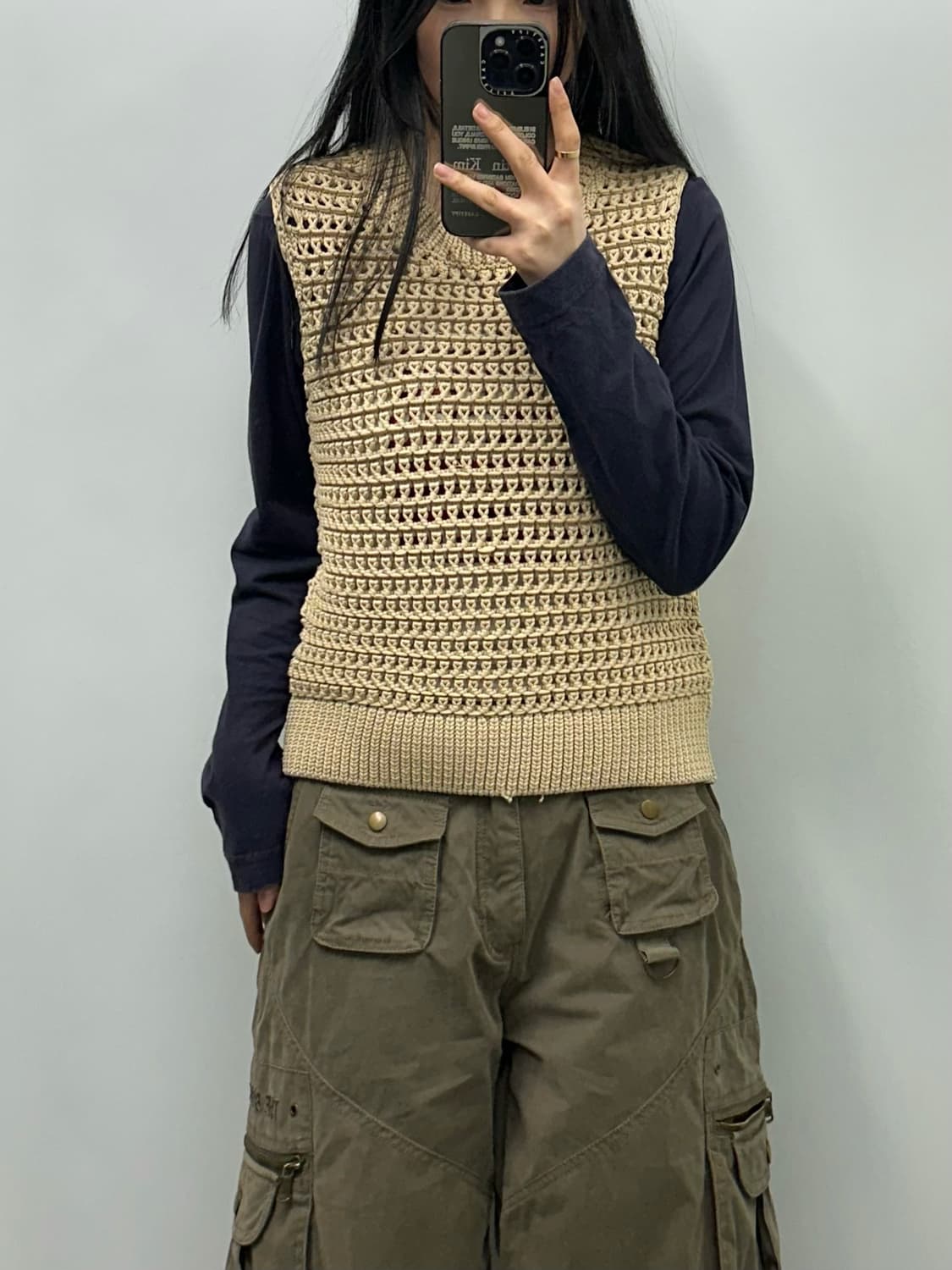 Cos 코스 베이지 니트 베스트 상품이미지1