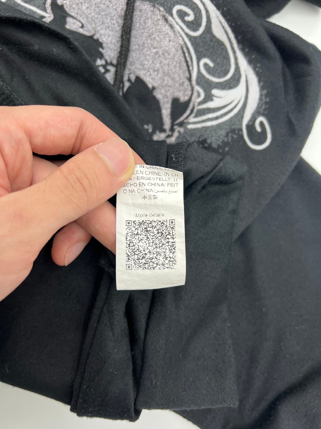 빈티지 스컬 프린팅 후드집업 상품이미지6