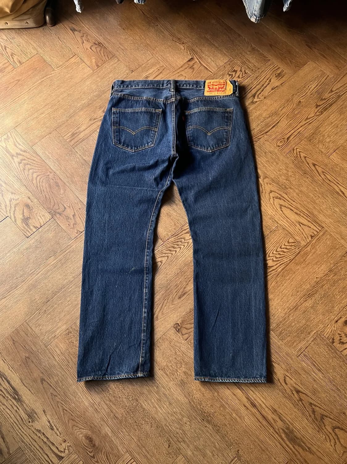 [34]리바이스 501 스트레이트 진청 데님 팬츠 상품이미지1