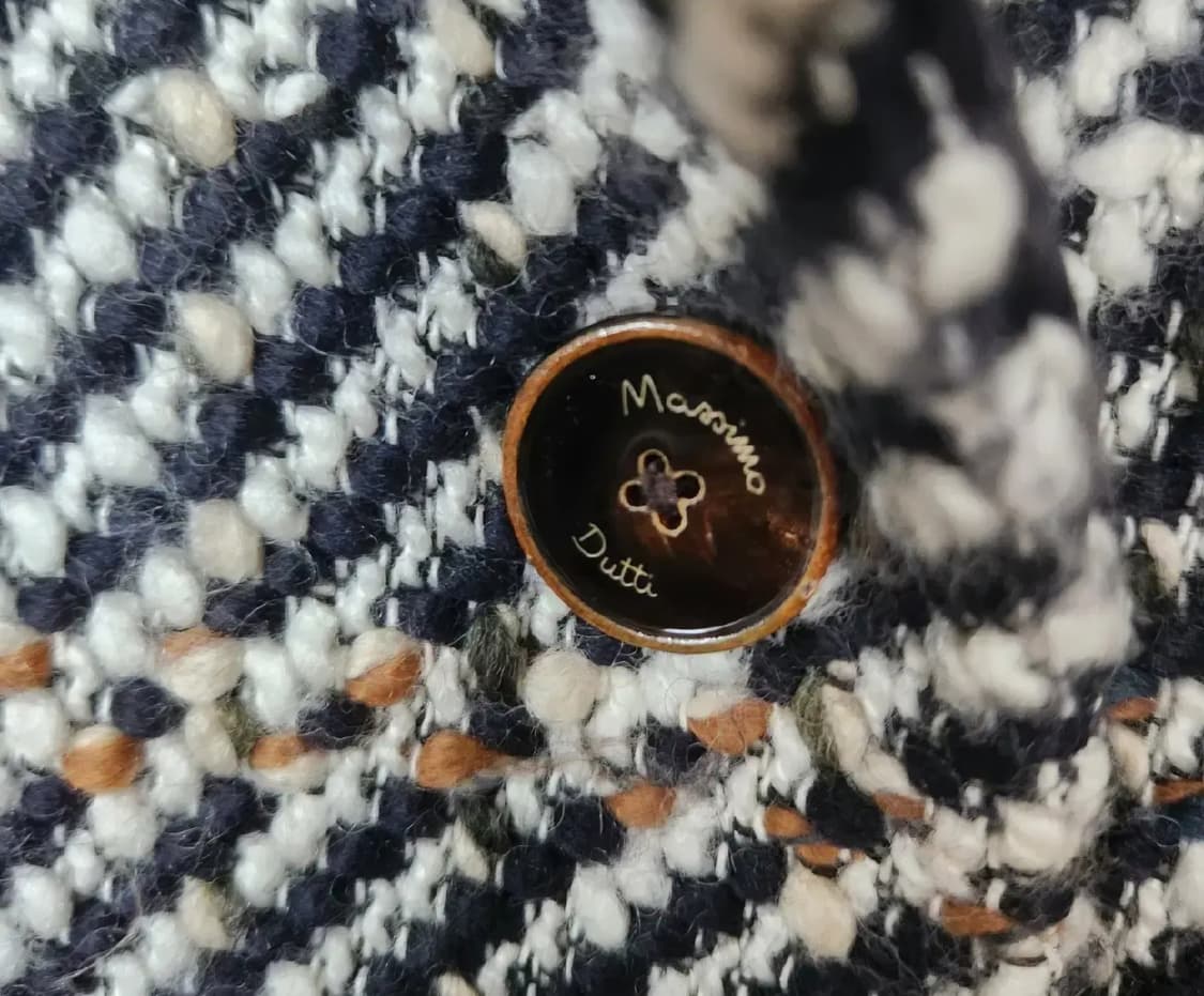 마시모두띠 더블 헤링본 울코트 상품이미지4