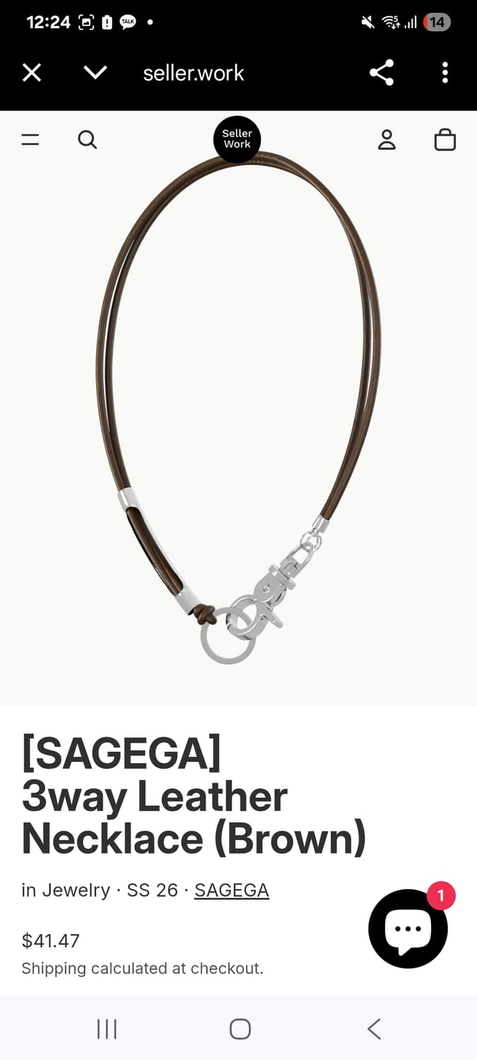 세이지가세이지 목걸이 상품이미지1