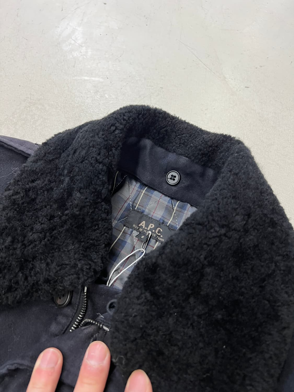 아페쎄 몰스킨 자켓 봄버  상품이미지3