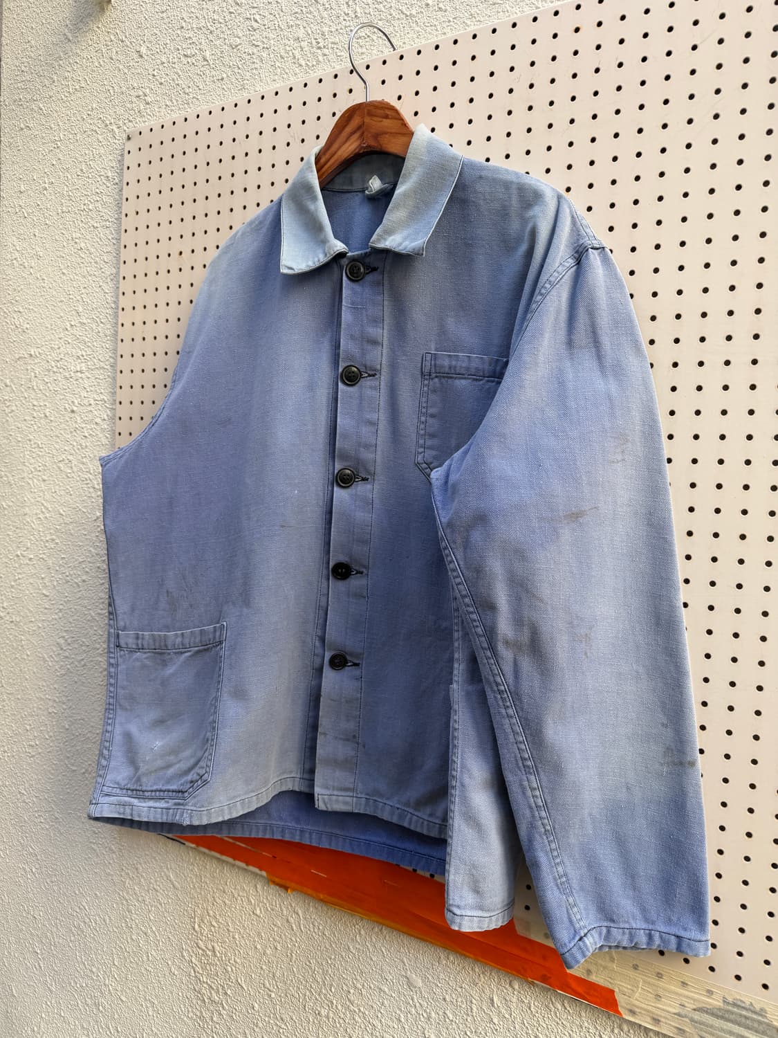 HARD FADED WASHED BLUE OLD 빈티지 프렌치워크자켓 상품이미지7