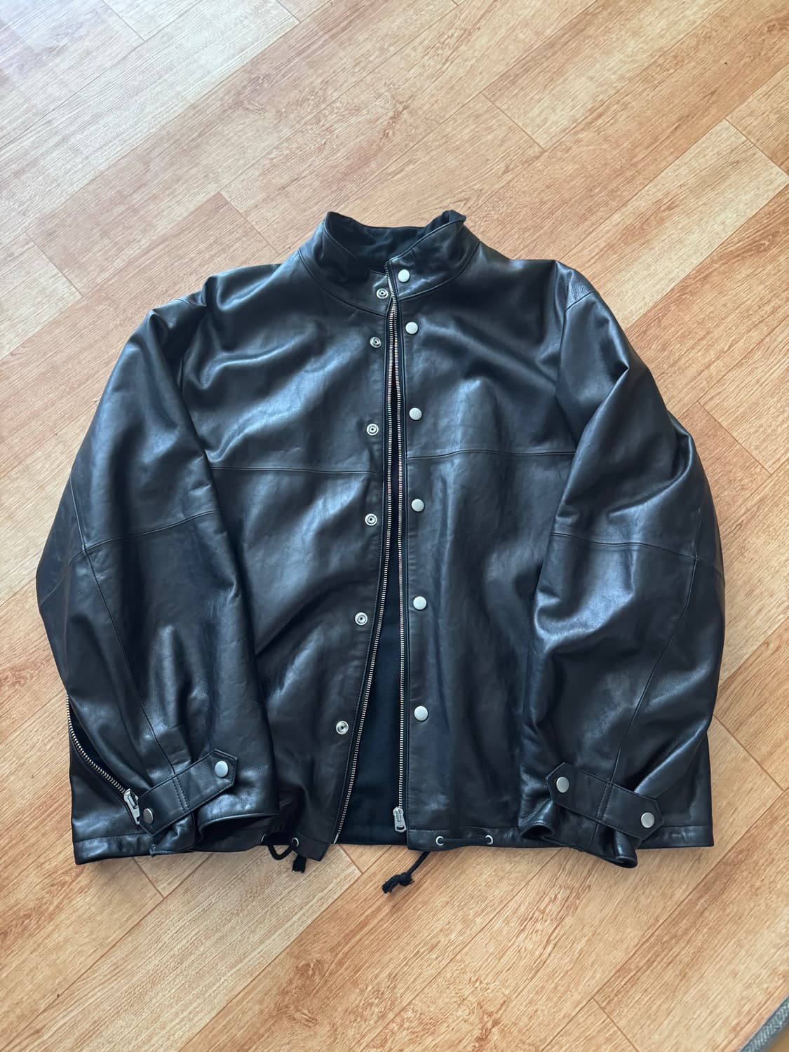 바벨오브젝트 UL 레더자켓 블랙 상품이미지2