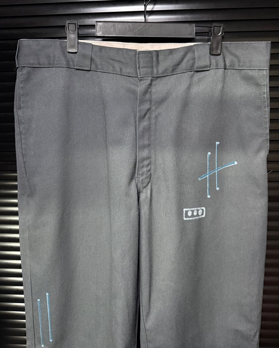 디키즈 874 y2k 와이드 치노 워크 팬츠 바지 38 차콜 회색 빈티지 상품이미지2