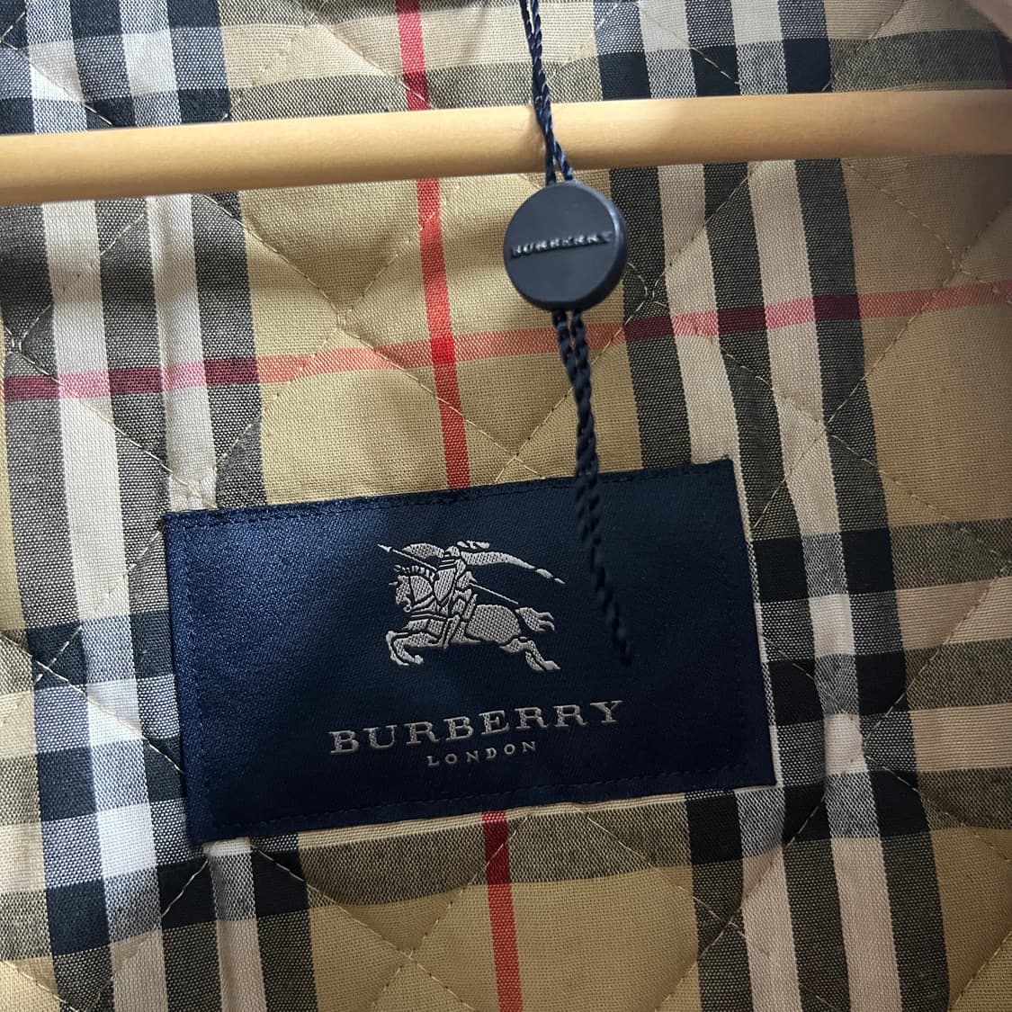 [XL] 버버리 빈티지 블루종 베이지 Lampo Zip 상품이미지2