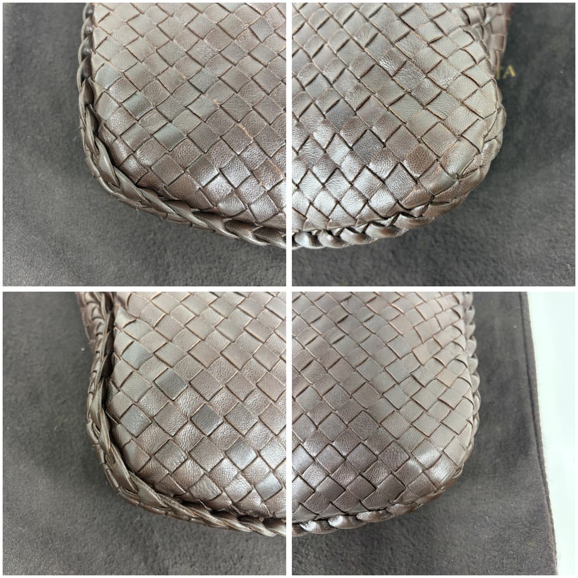 보테가베네타 인트레치아토 브라운 스몰 호보백 숄더백 상품이미지10