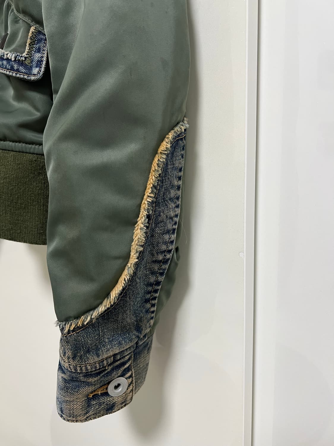 아비렉스 데님 레이어드 ma-1 자켓 상품이미지6
