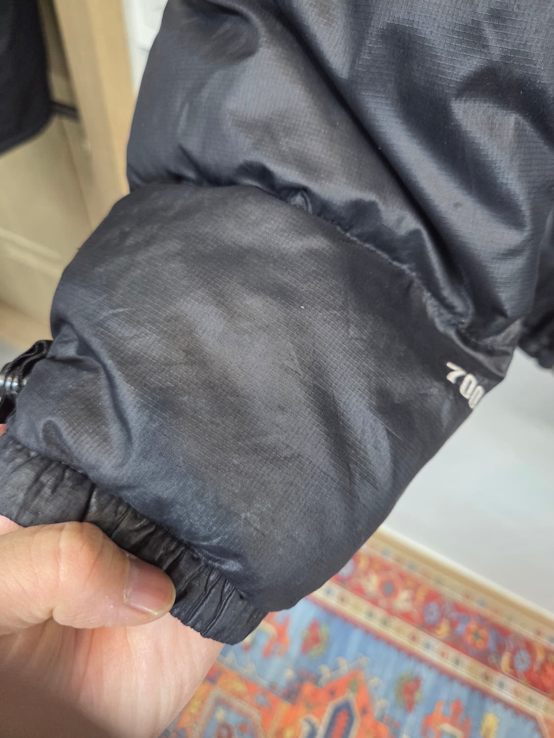 노스페이스 해외판 구형 눕시 700 패딩 검정 xl 상품이미지7