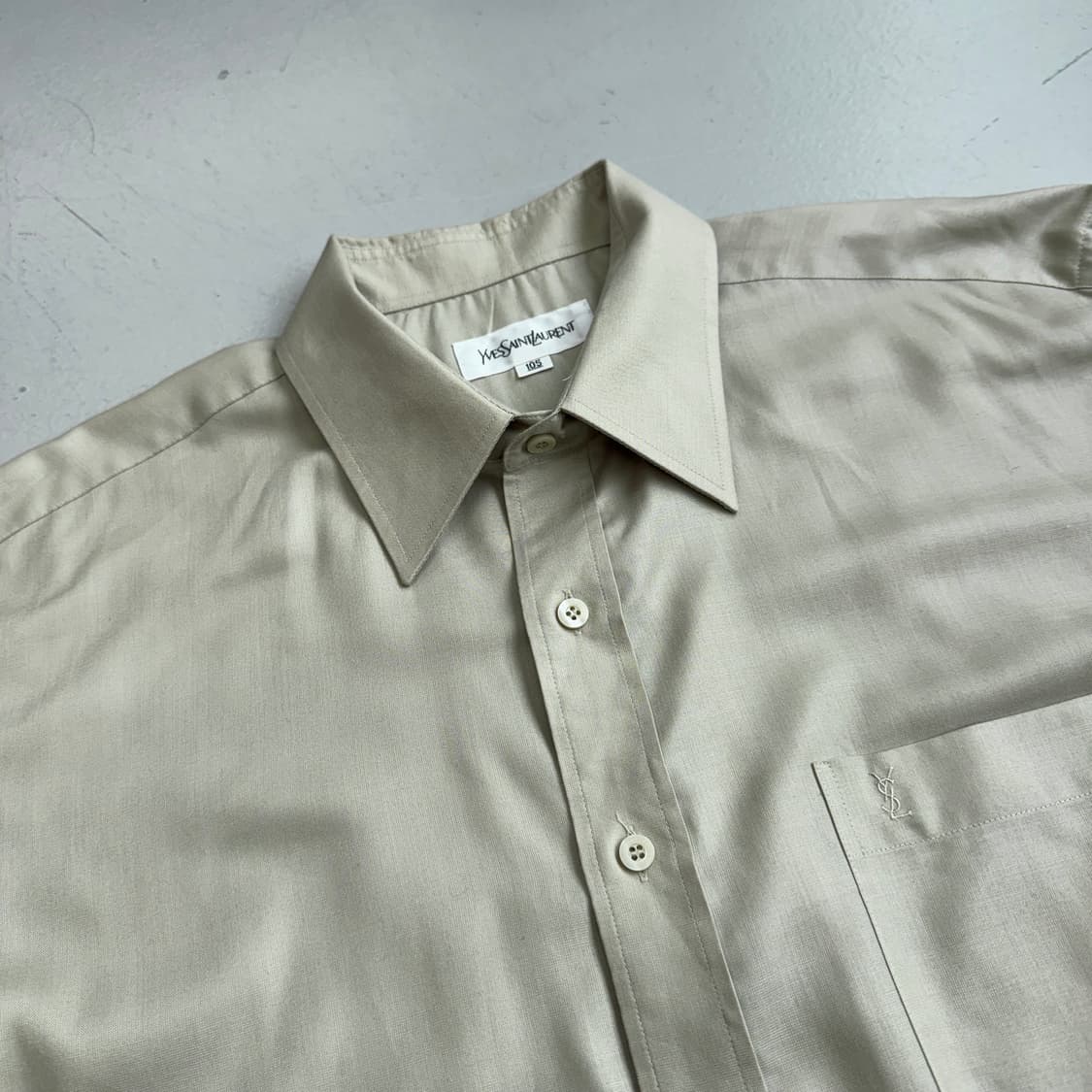 입생로랑 90s YSL로고 셔츠 상품이미지3