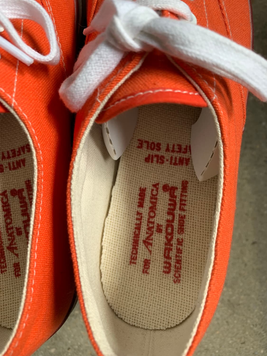 WAKOUWA 아나토미카 오렌지 스니커즈 6사이즈 와쿠와 새제품 덱슈즈 상품이미지6