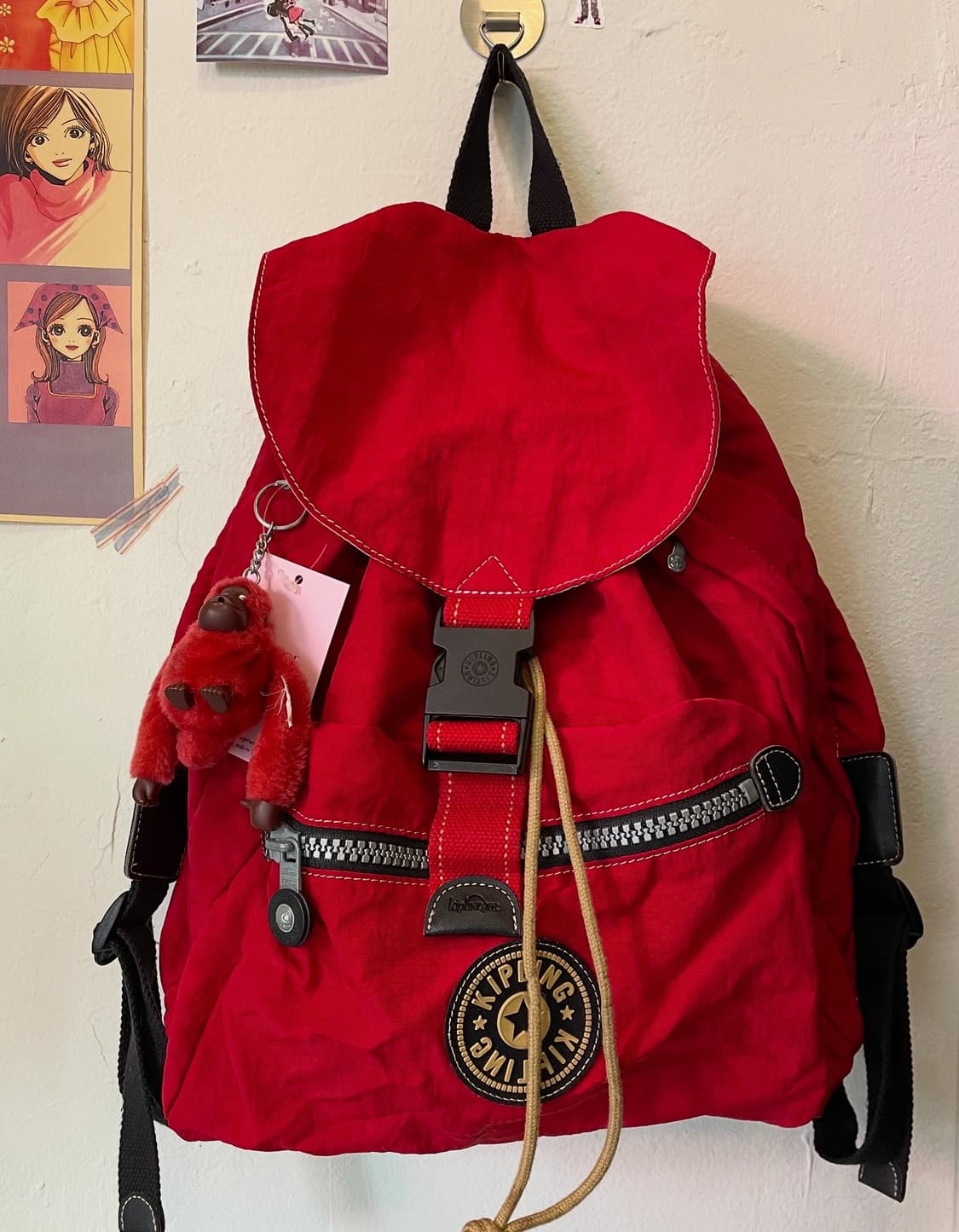 키플링 레드 백팩 [무배] 상품이미지2
