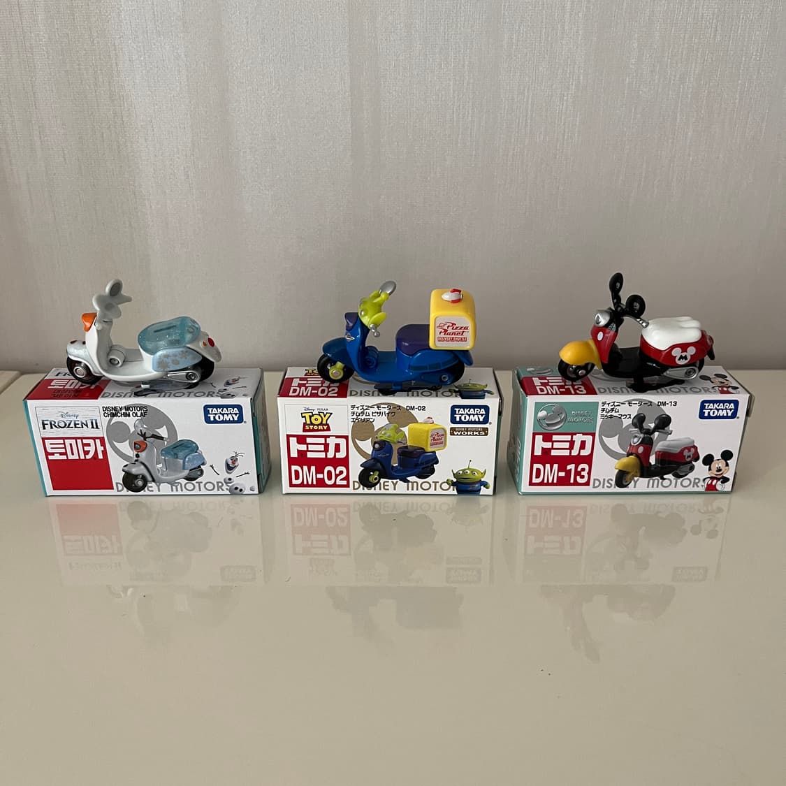 디즈니 토미카 오토바이 스쿠터 토이스토리 미키마우스 올라프 상품이미지1
