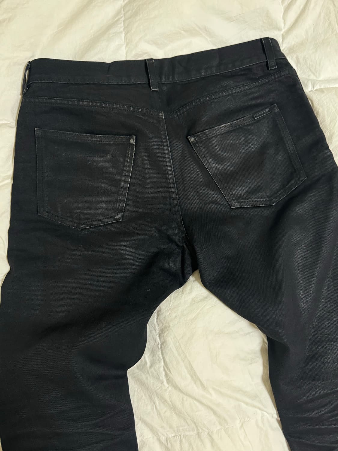 네고 ok 생로랑 블랙 왁싱진 데님 31사이즈 상품이미지2