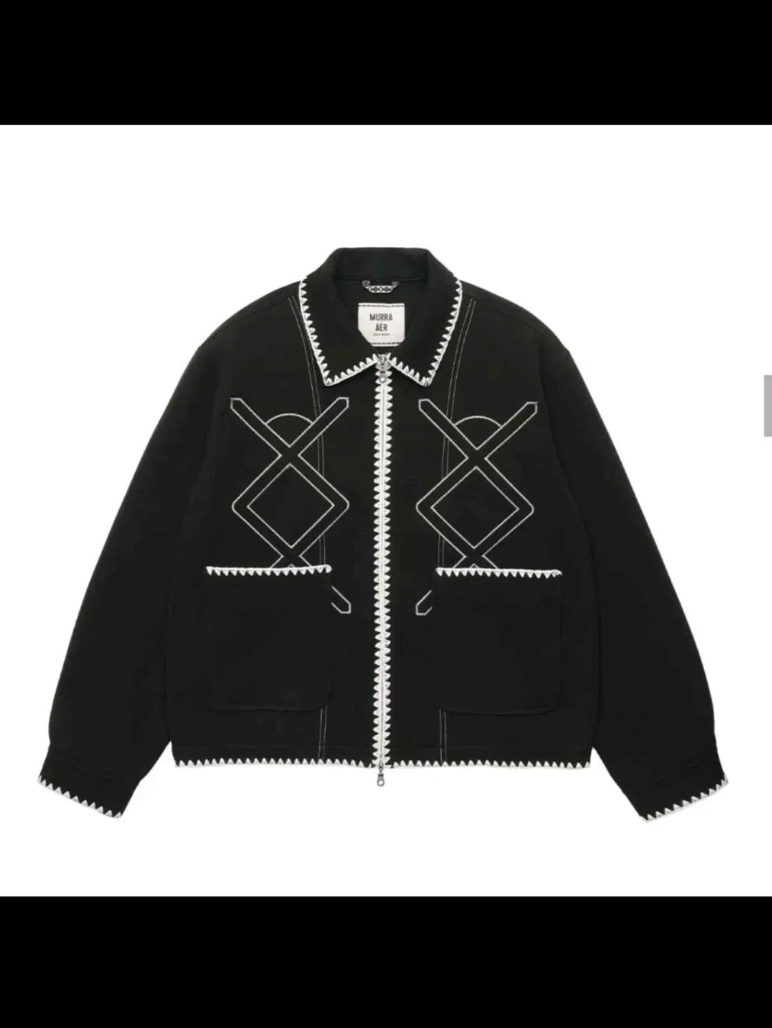 무라 할로겐 니들워크 블루종 블랙 상품이미지1