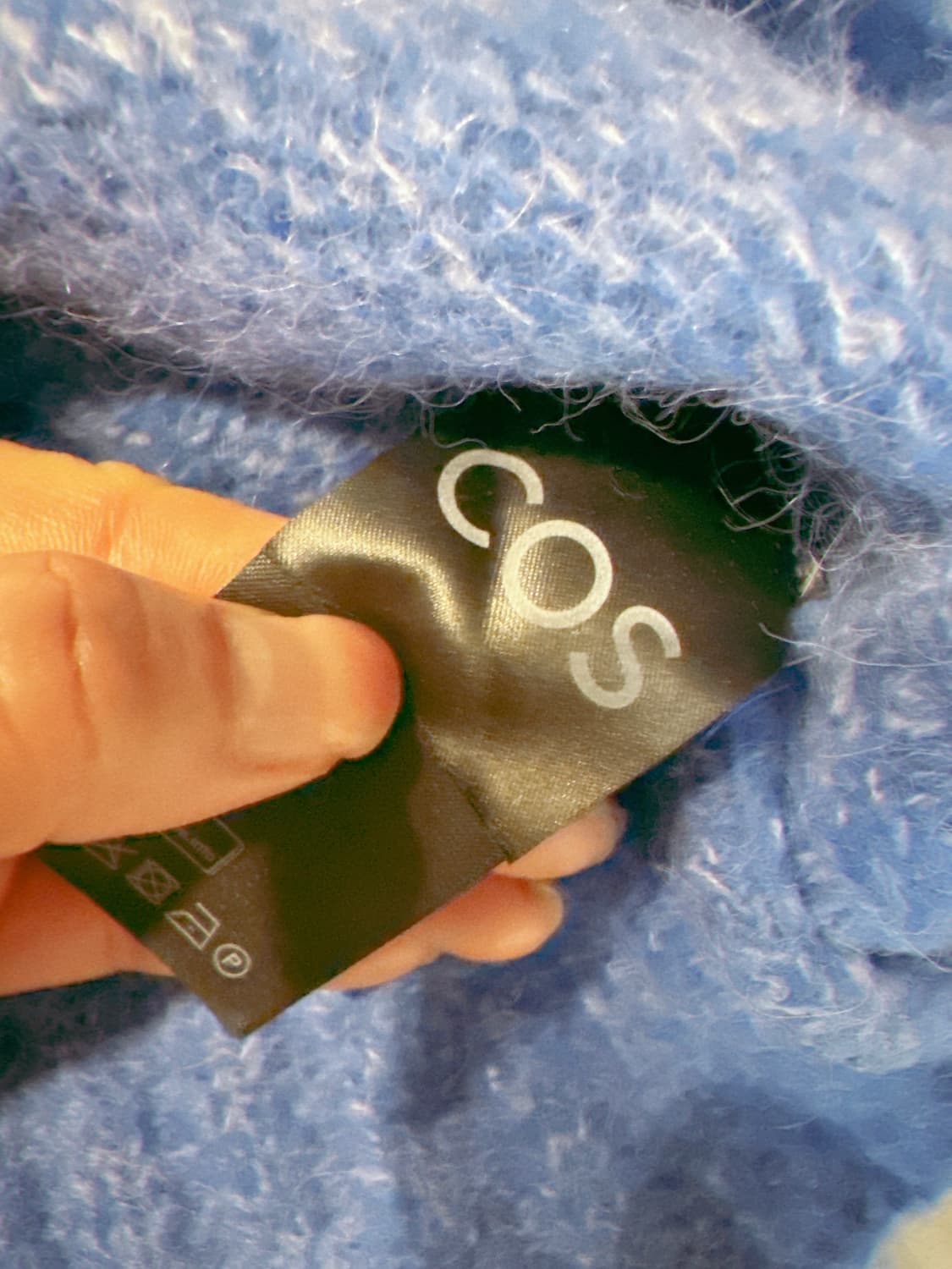 [상태최상] COS 코스 알파카·울 블렌드 니트 스웨터 (라이트 블루) 상품이미지7