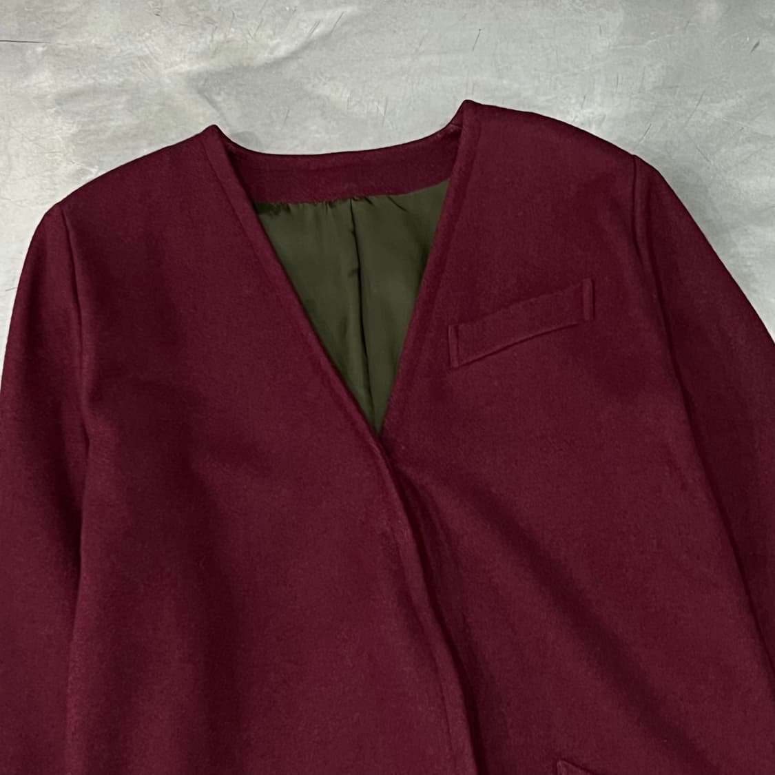  장폴고티에 울 논카라 자켓 y15193 상품이미지3