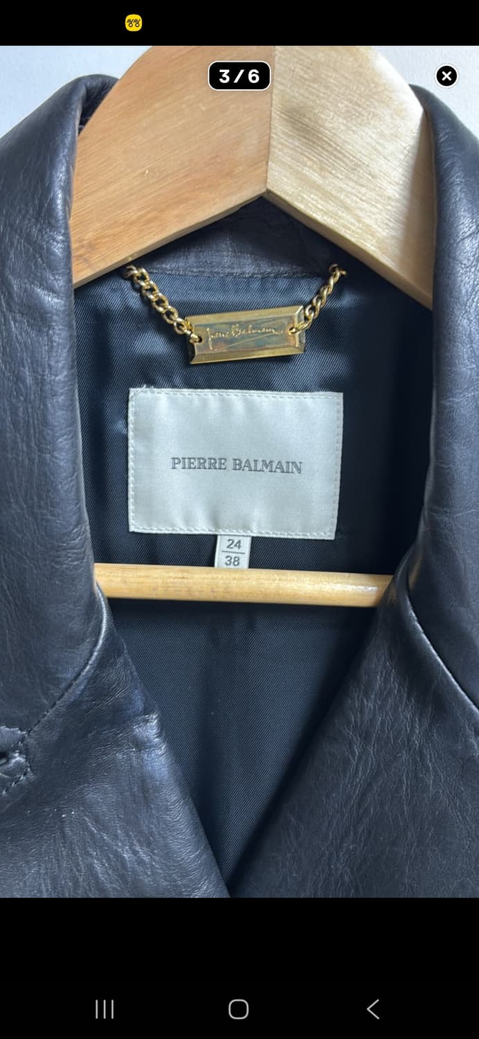 피에르 발망 라이더 자켓 금장 상품이미지5