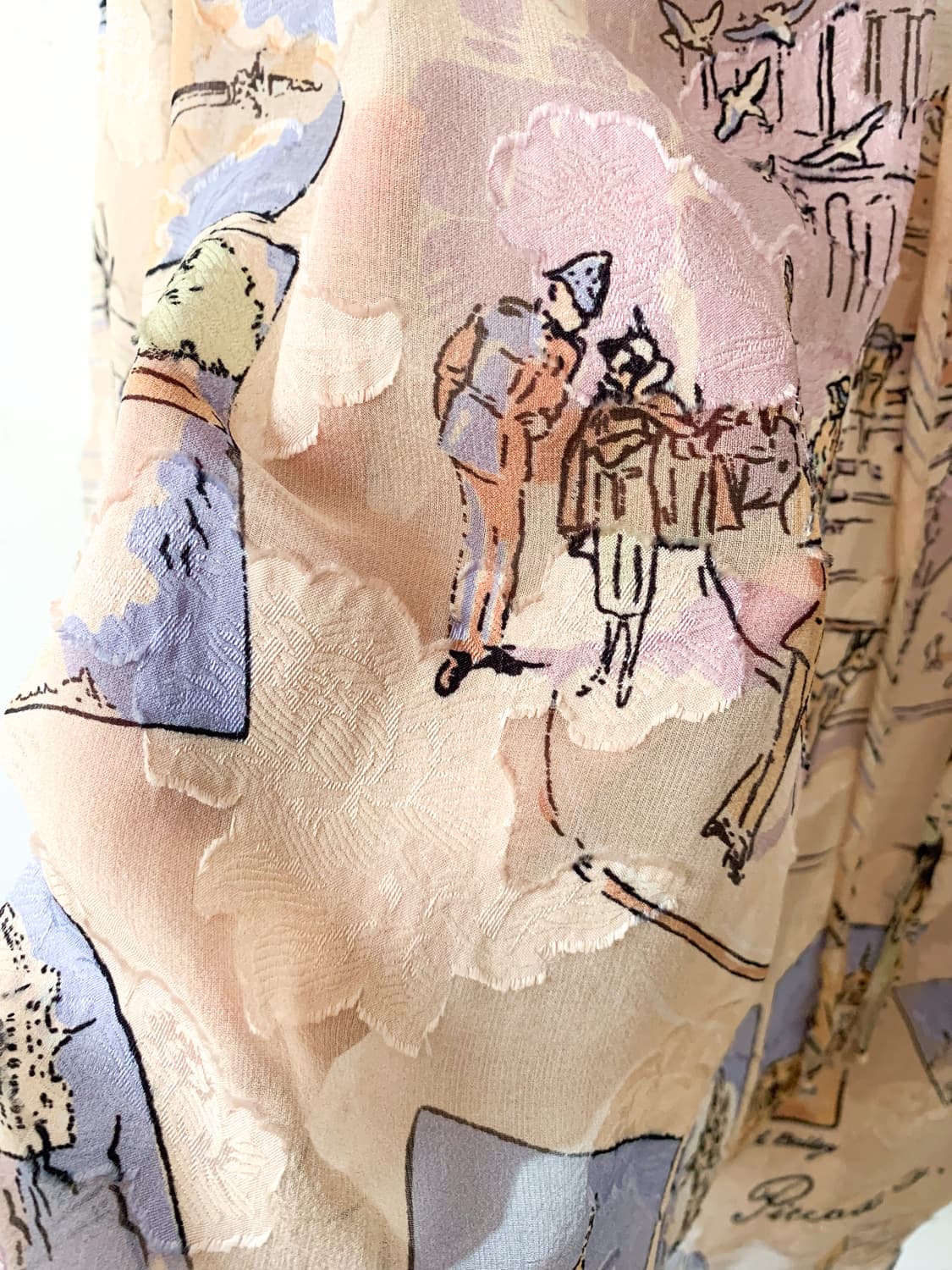 안나수이 보헤미안 포스트카드 실크 원피스 상품이미지7