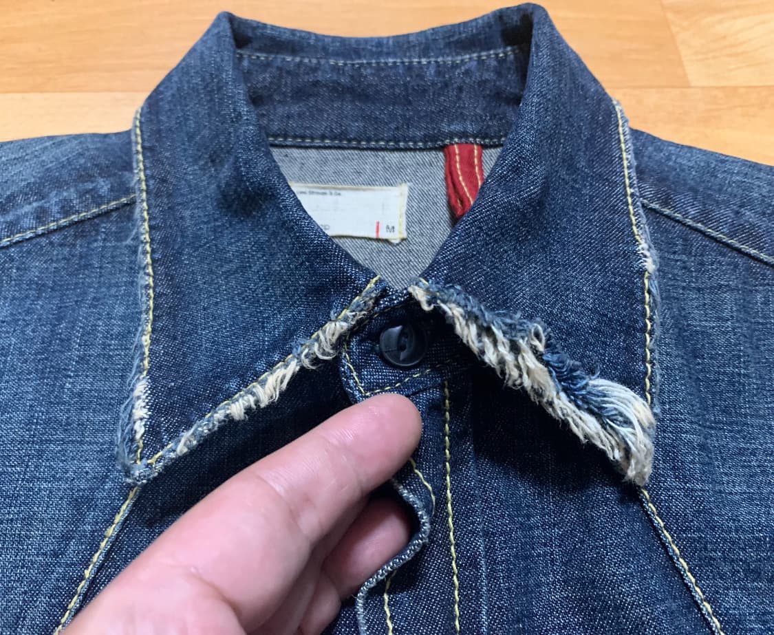 LEVIS 리바이스 레드룹 00'S 웨스턴 데님셔츠(M 사이즈) 상품이미지6