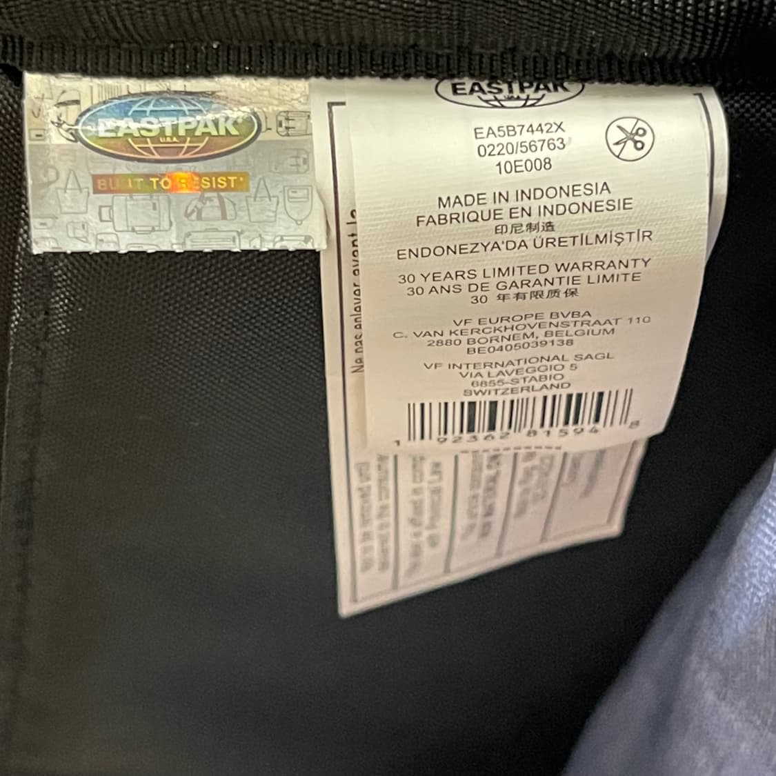 이스트팩 빈티지 소라색 블루 백팩 가방 상품이미지6