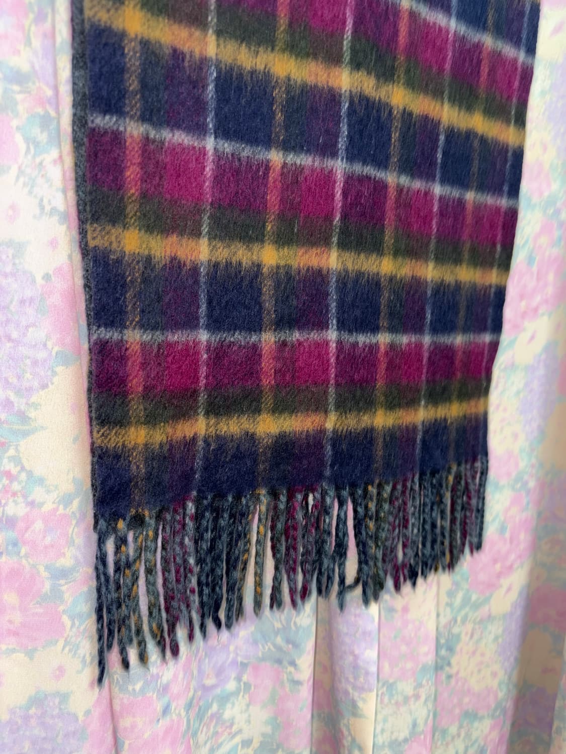 다채색 체크 머플러 상품이미지5