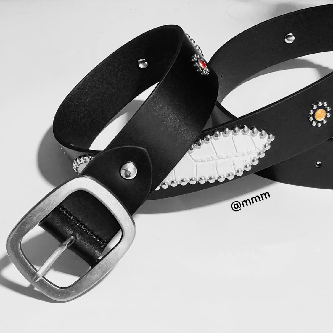 [Unisex] 잼스톤 빈티지 웨스턴 벨트 상품이미지4