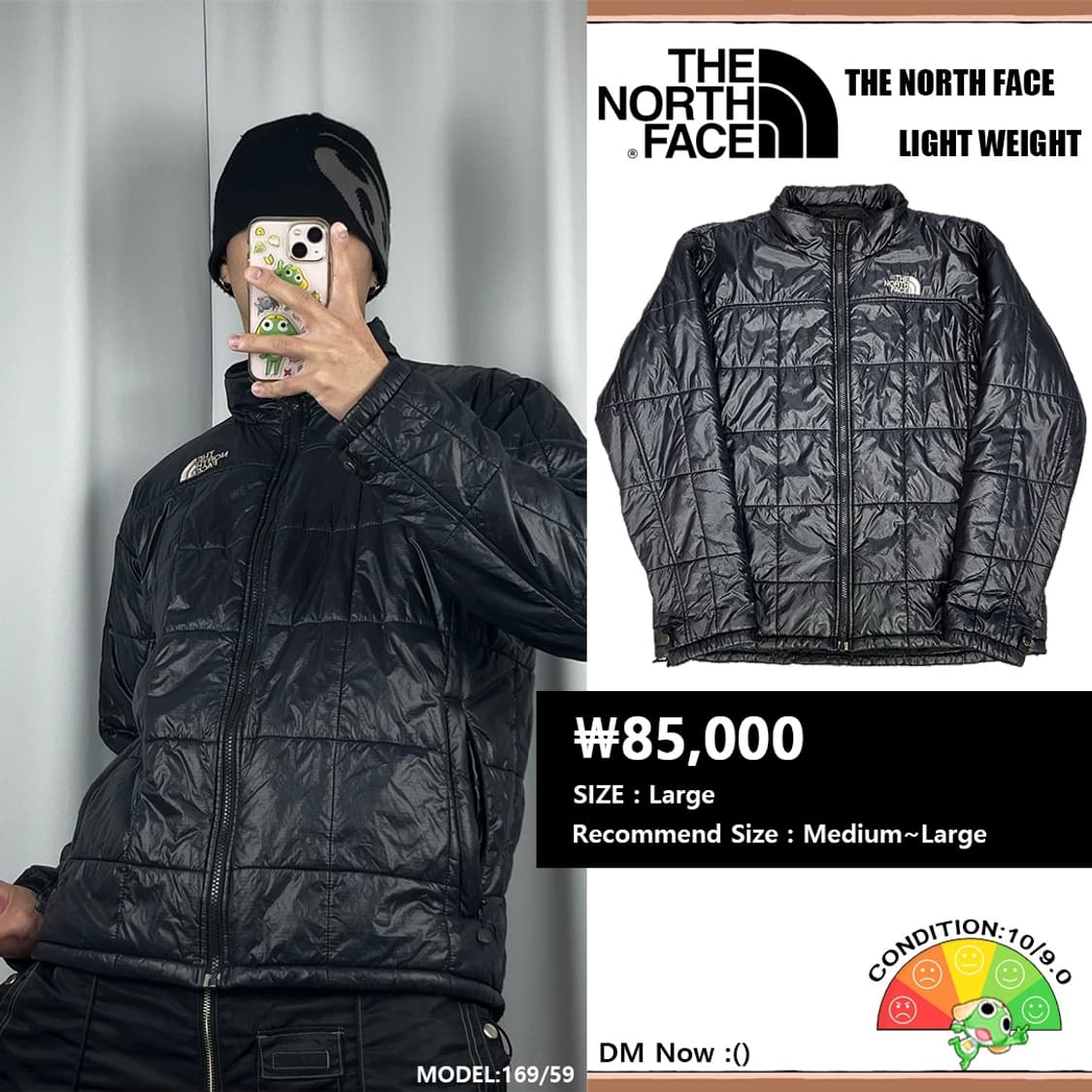 <노스페이스 라이트 경량패딩> No.1321 상품이미지1