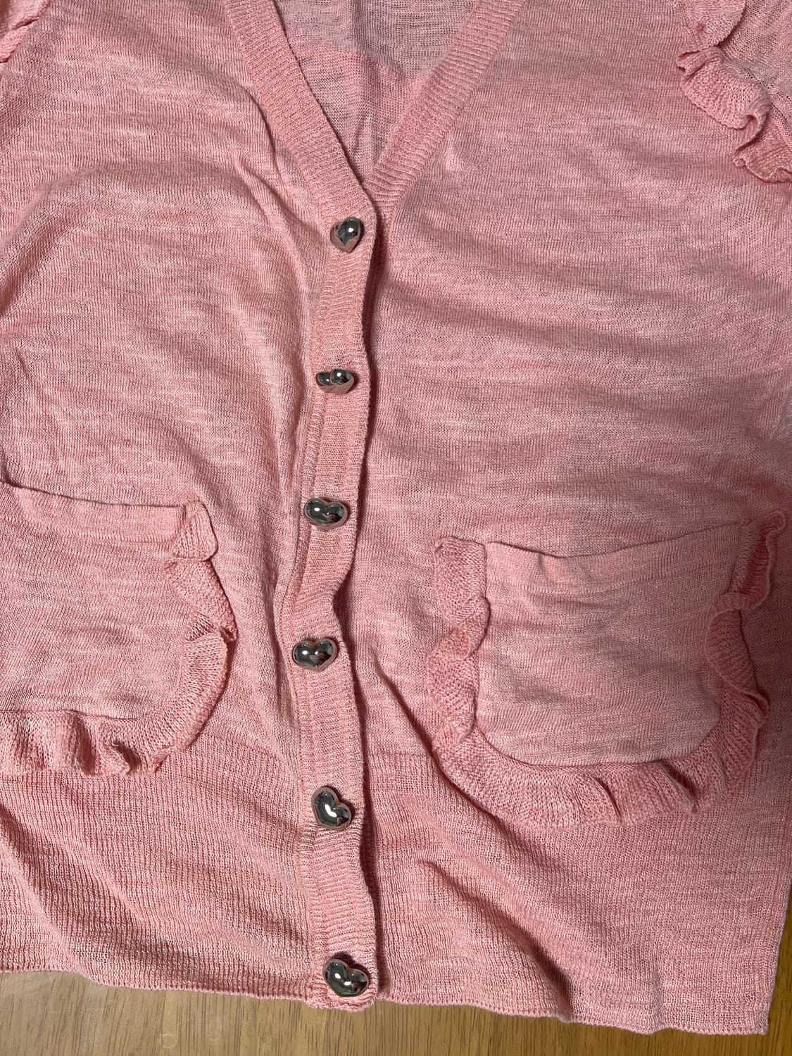 Reneevon 레니본 코랄핑크 썸머 가디건_54 사이즈 상품이미지3