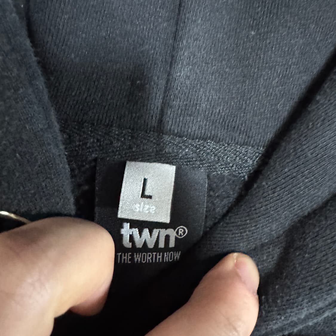 Twn 백 프린트 후드티 상품이미지3